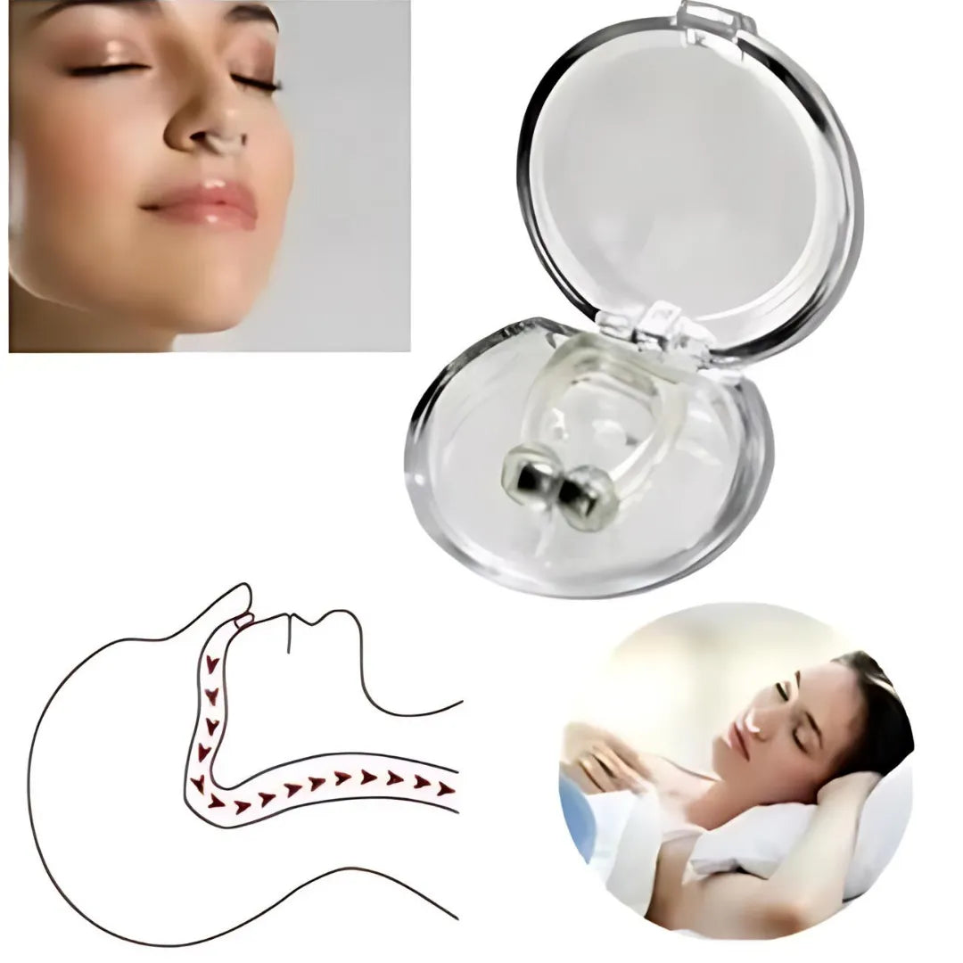 Clipe nasal com silicone hospitalar para noites sem ronco
