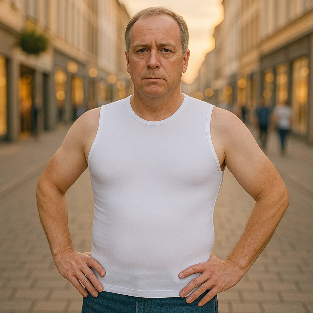 Modela seu corpo sem marcar nada â postura reta e visual afiado na hora.