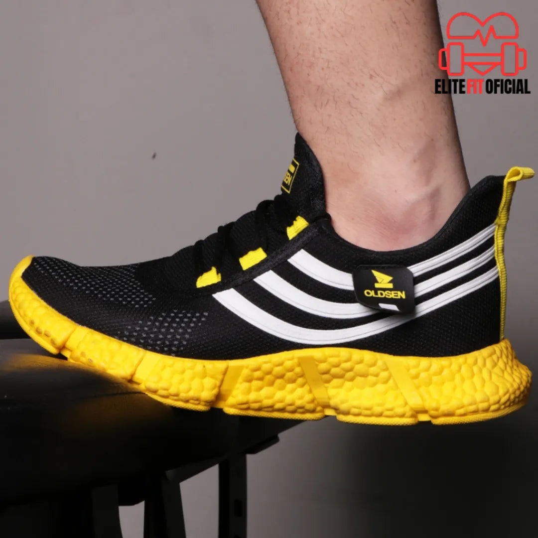 Tênis Esportivo Masculino para Corrida, Caminhada e Academia – Leve, Respirável e com Solado Antiderrapante!