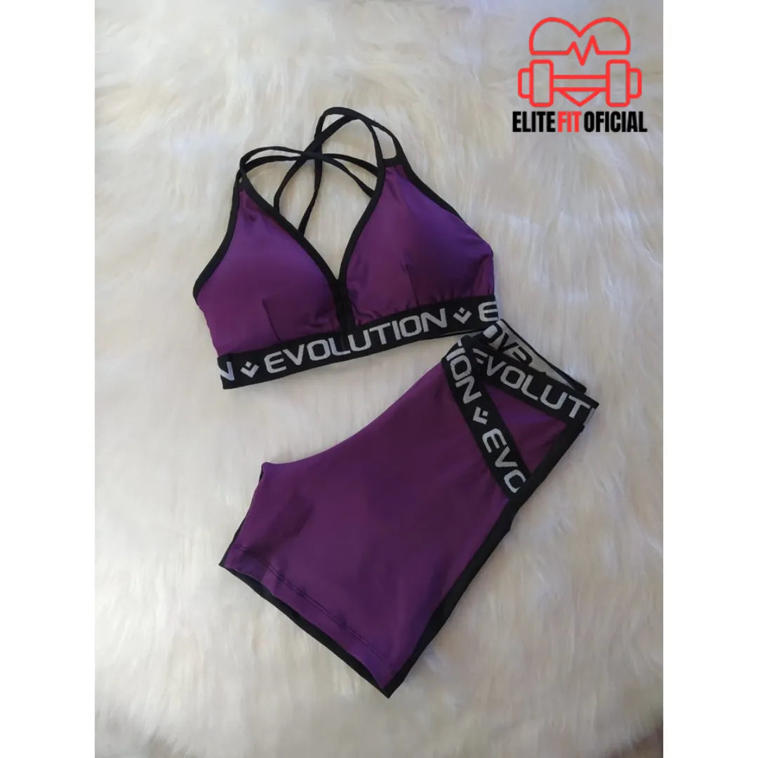 Conjunto Fitness Cintura Alta – Afina, Empina e Realça as Curvas com Zero Transparência