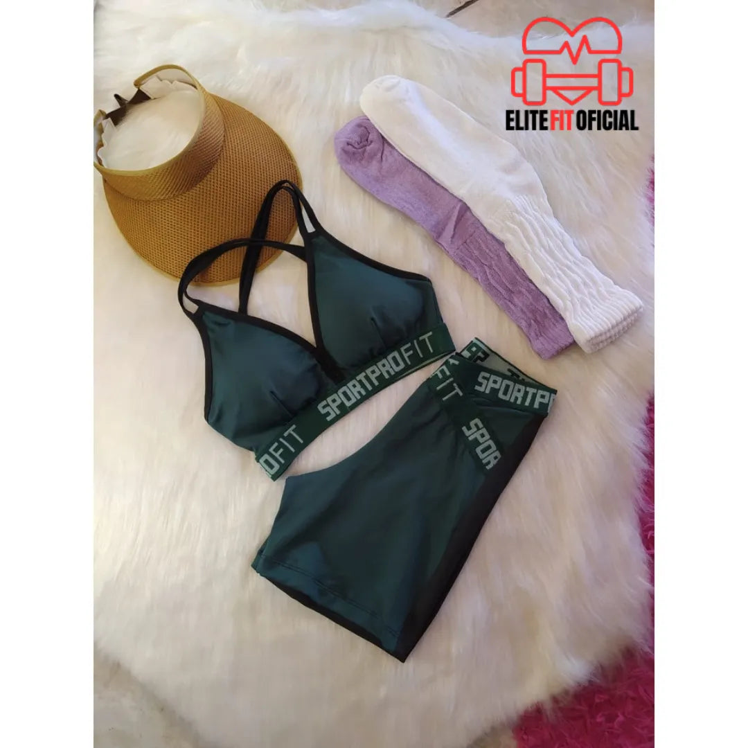 Conjunto Fitness Cintura Alta – Afina, Empina e Realça as Curvas com Zero Transparência