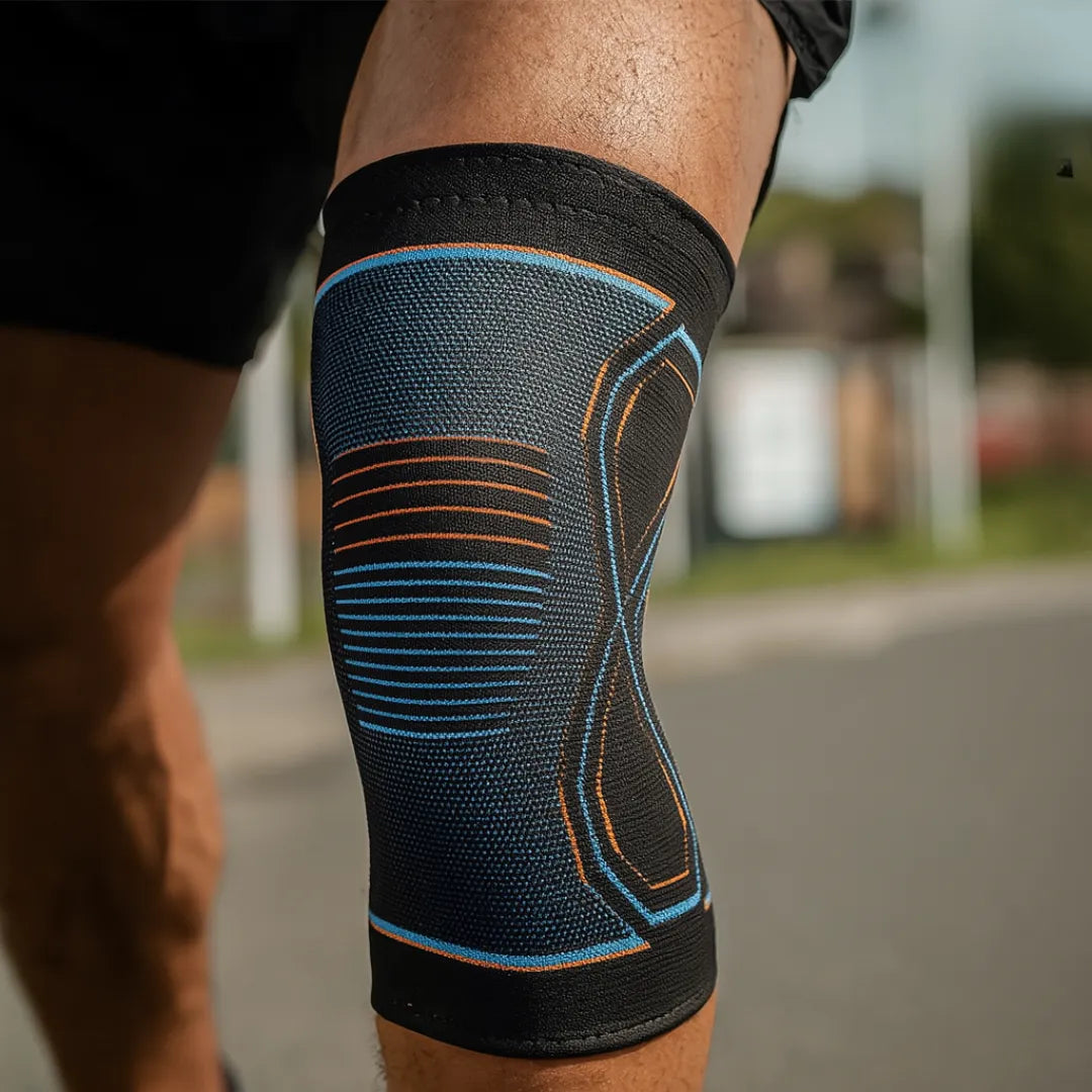 Joelheira de Compressão Esportiva | Mais Estabilidade na Corrida, Crossfit e Funcional