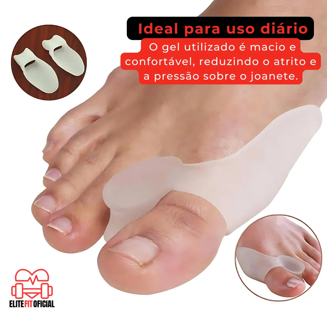 Meia ortopédica para joanete que se adapta a qualquer pé