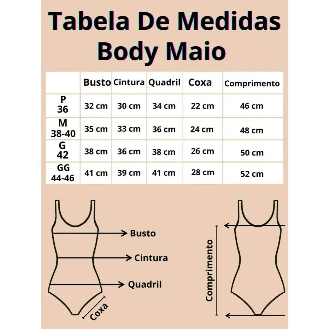 Modelo sem bojo e sem fecho – liberdade total de movimento