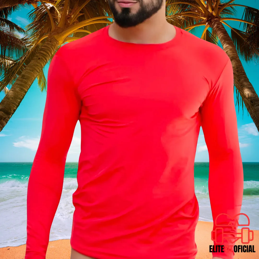 Camiseta para corrida masculina com tecido leve e confortável