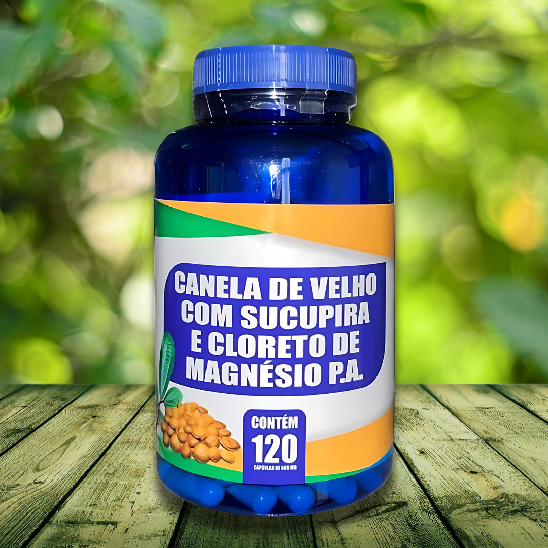 Cápsulas naturais de canela-de-velho para aliviar dores articulares
