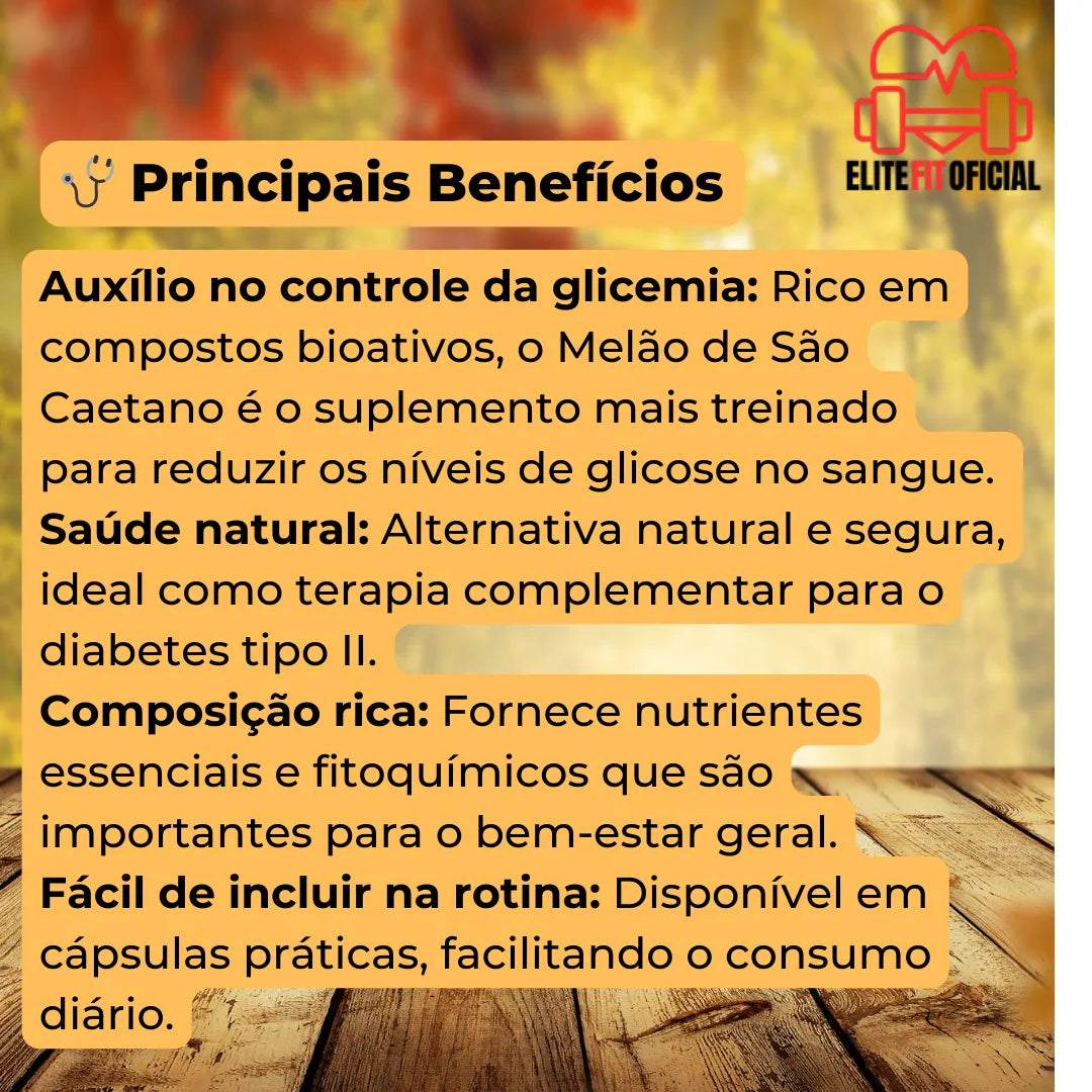Reduza a glicemia com o poder natural do melão de são caetano