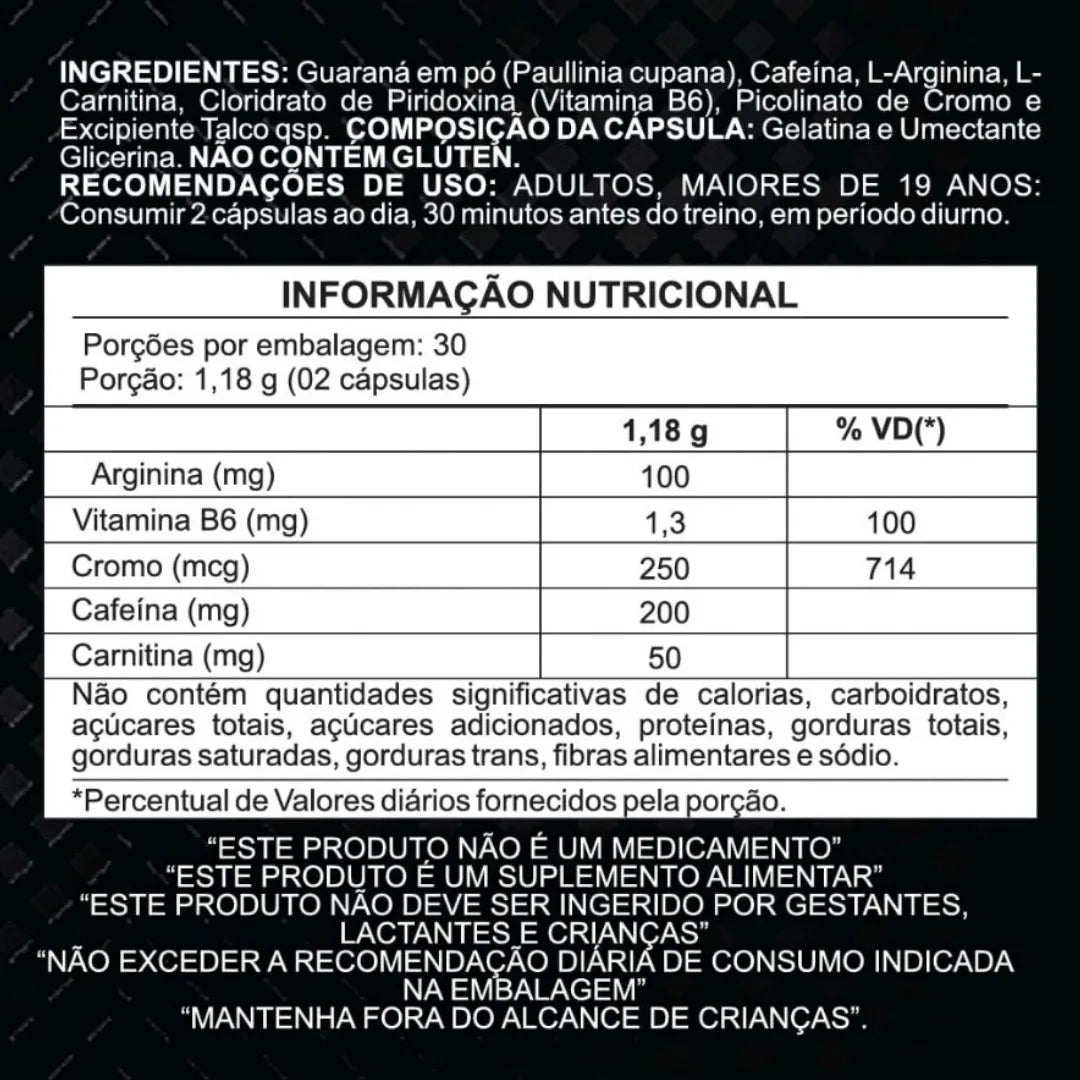 Cápsulas que ajudam na queima de gordura e definição corporal