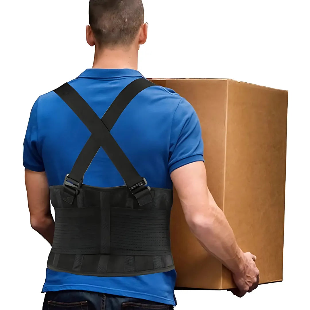 Cinta ergonômica com hastes flexíveis – corrige postura e alivia dores
