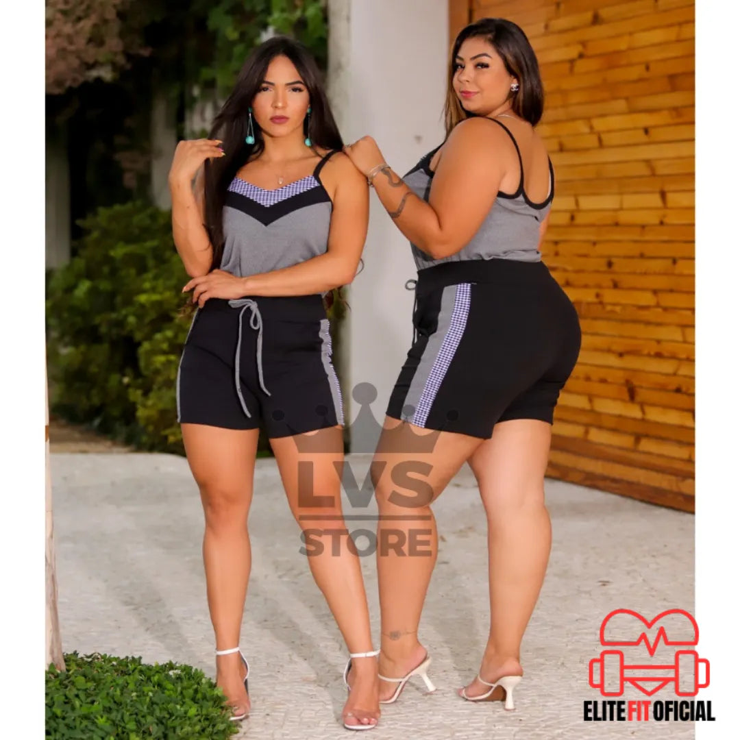 Conjunto plus size feminino para o dia a dia, sem transparência e com ajuste confortável.