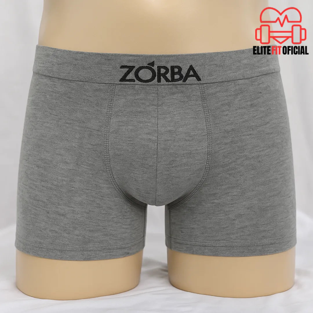 Tecido respirável e modelagem anatômica da cueca boxer Zorba