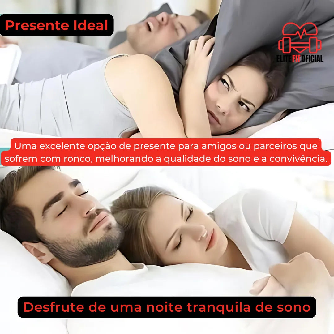 Acabe com o desconforto noturno causado pelo ronco