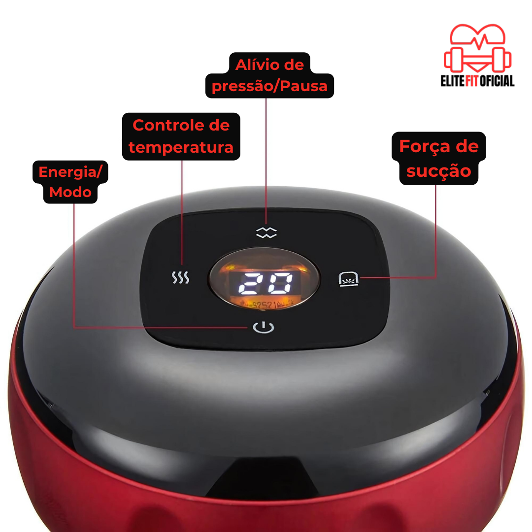 Massageador compacto para uso em casa, no trabalho ou viagens