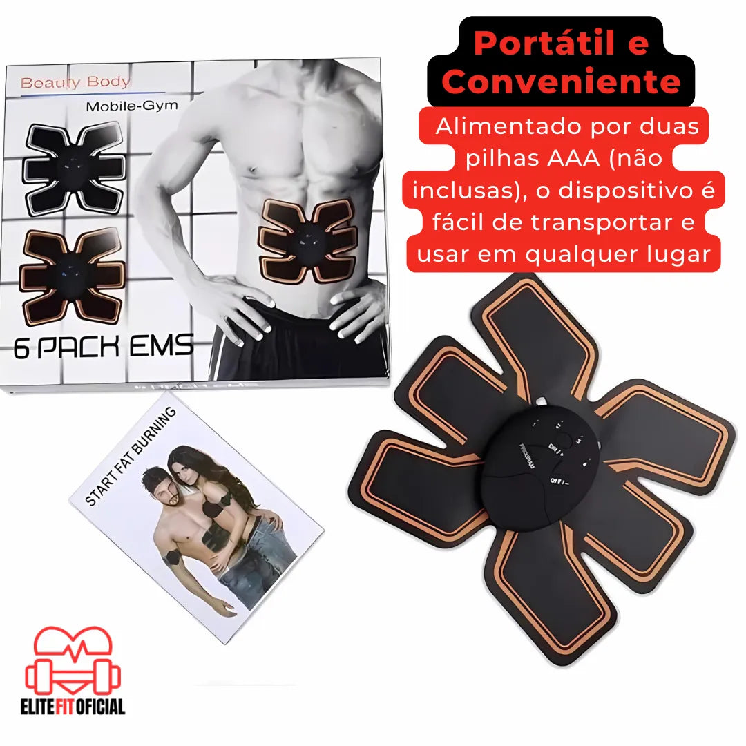 Estimulador de músculos abdominais para emagrecer e modelar