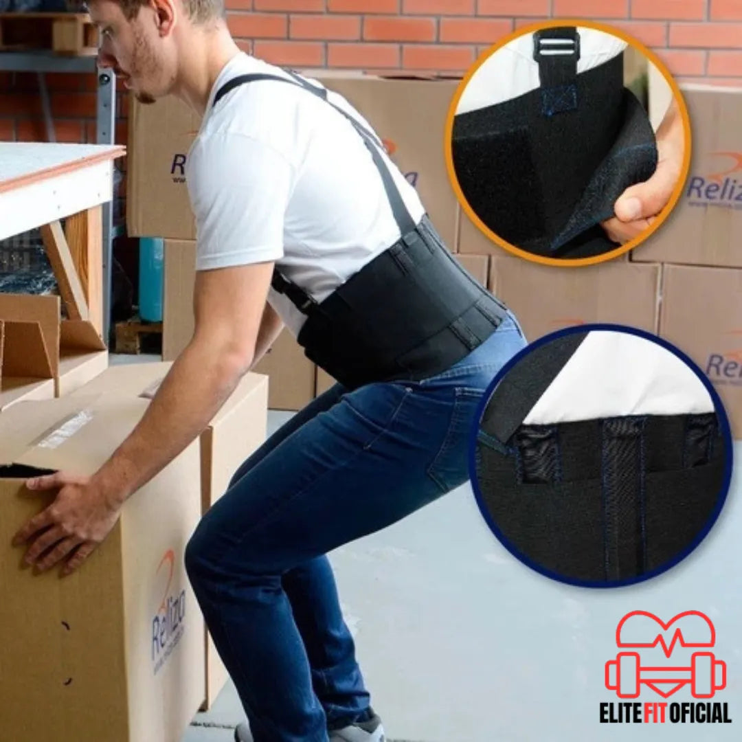 Fechamento duplo com elástico para ajuste perfeito no corpo