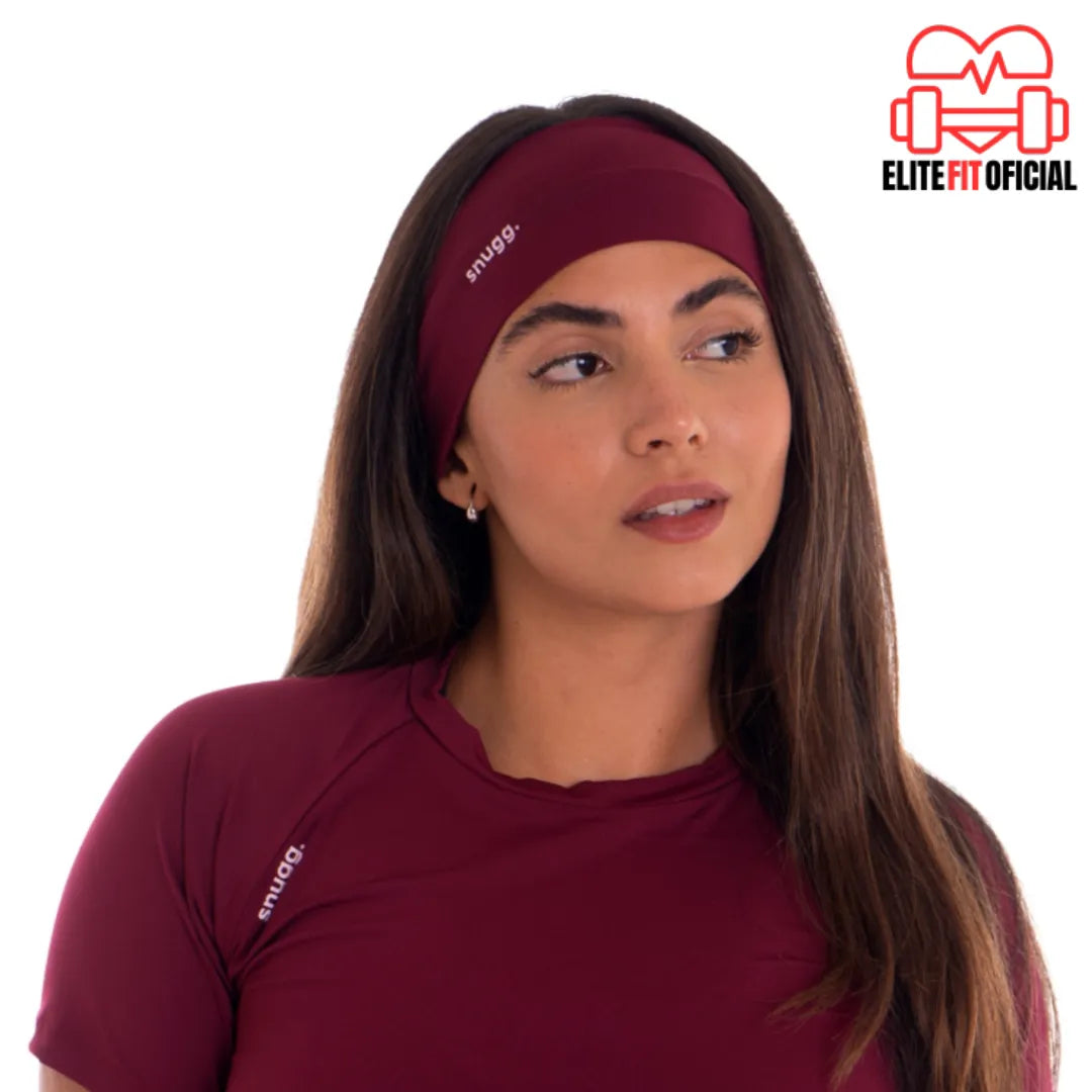 Faixa fitness para uso no sol ou em dias frios