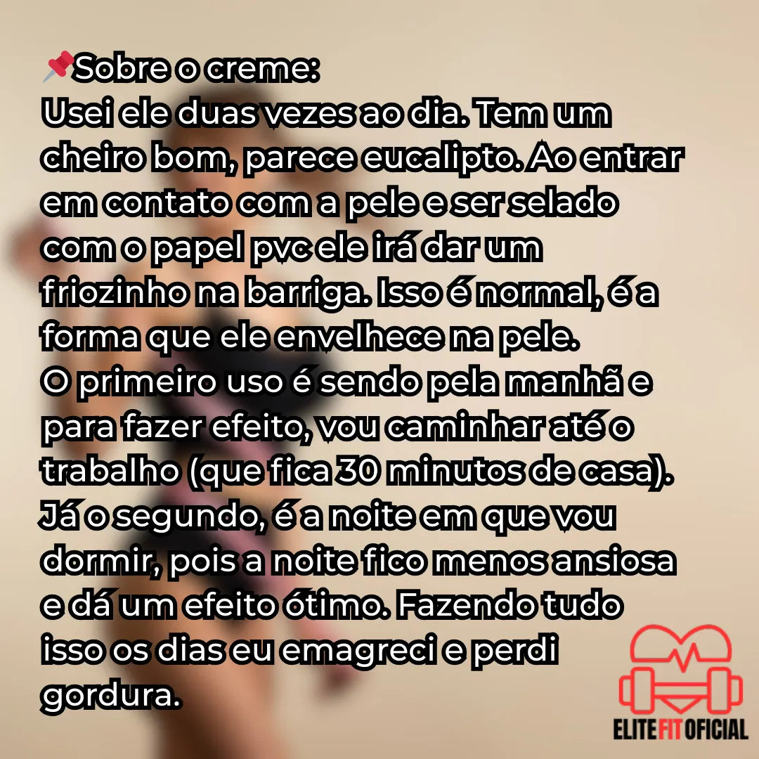 Redução de medidas em até 4 semanas com disciplina!