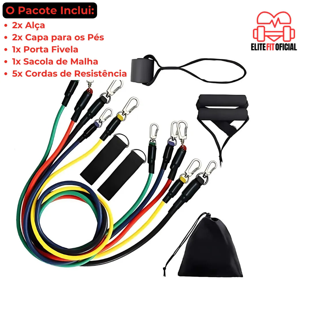 Kit de exercício caseiro para mulheres com rotina intensa.