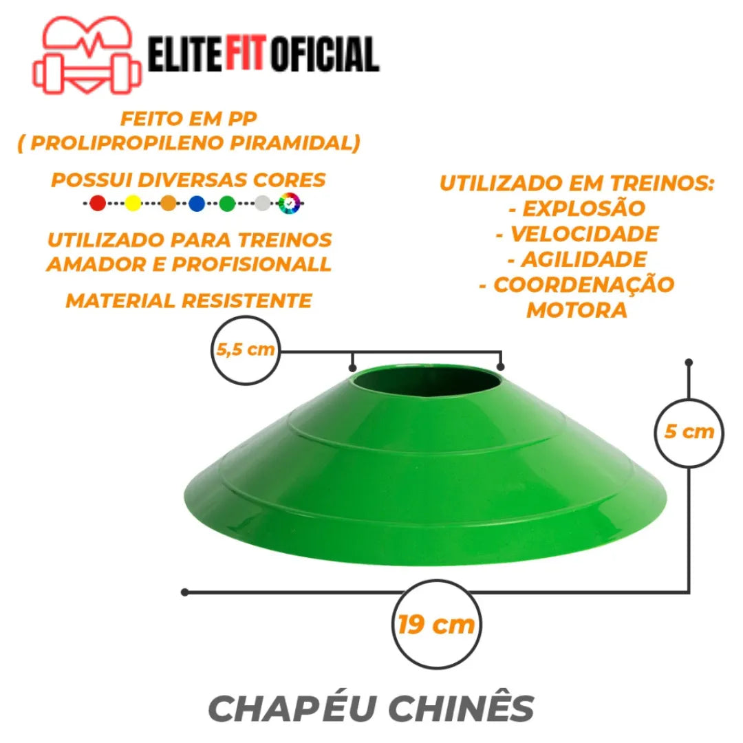 Kit portátil ideal para futebol, basquete, corrida e treinos escolares