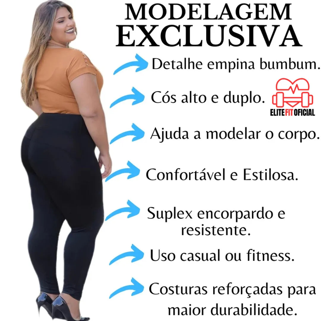  Estilo e confiança: legging que veste como uma segunda pele