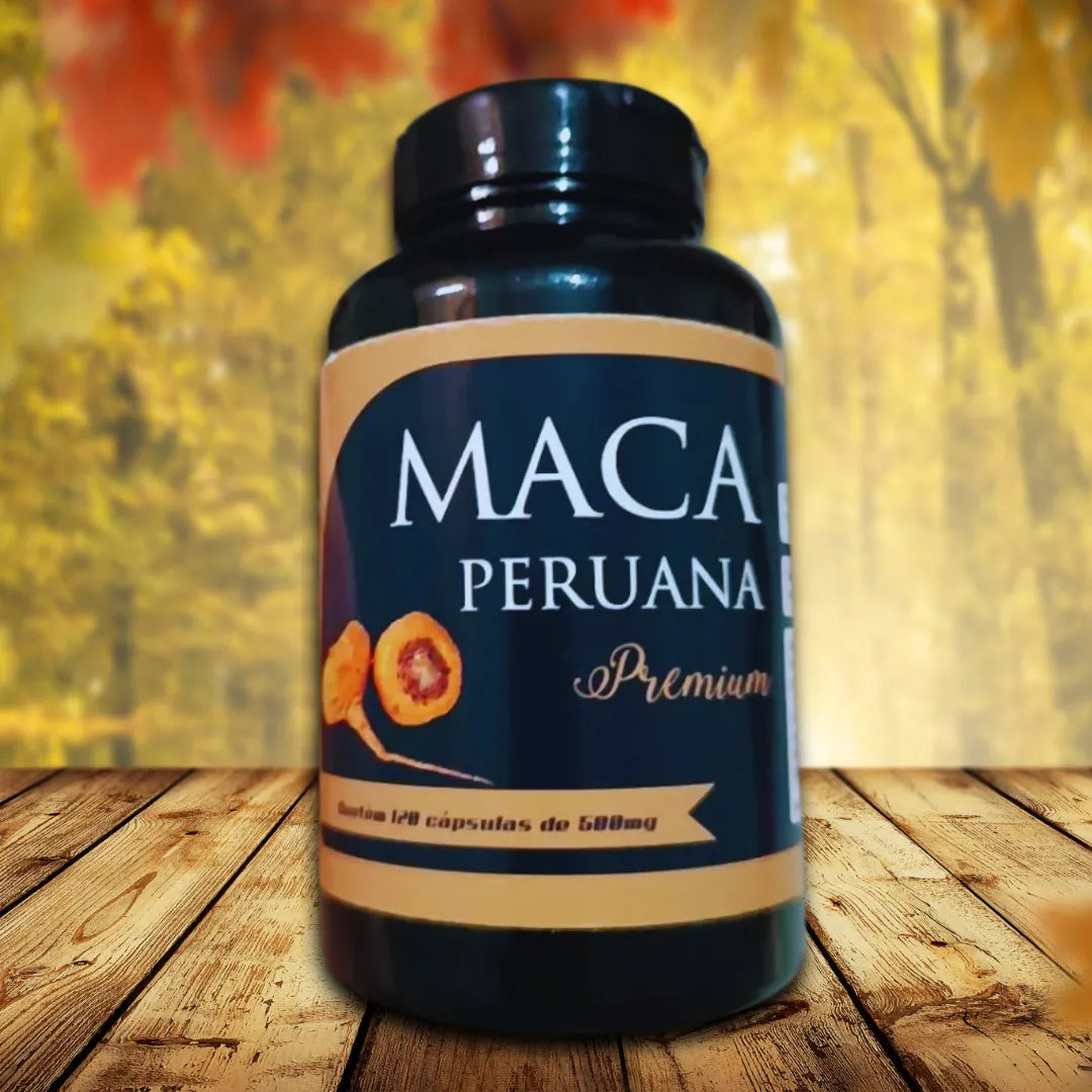 Maca peruana em cápsulas para mais energia e bem-estar