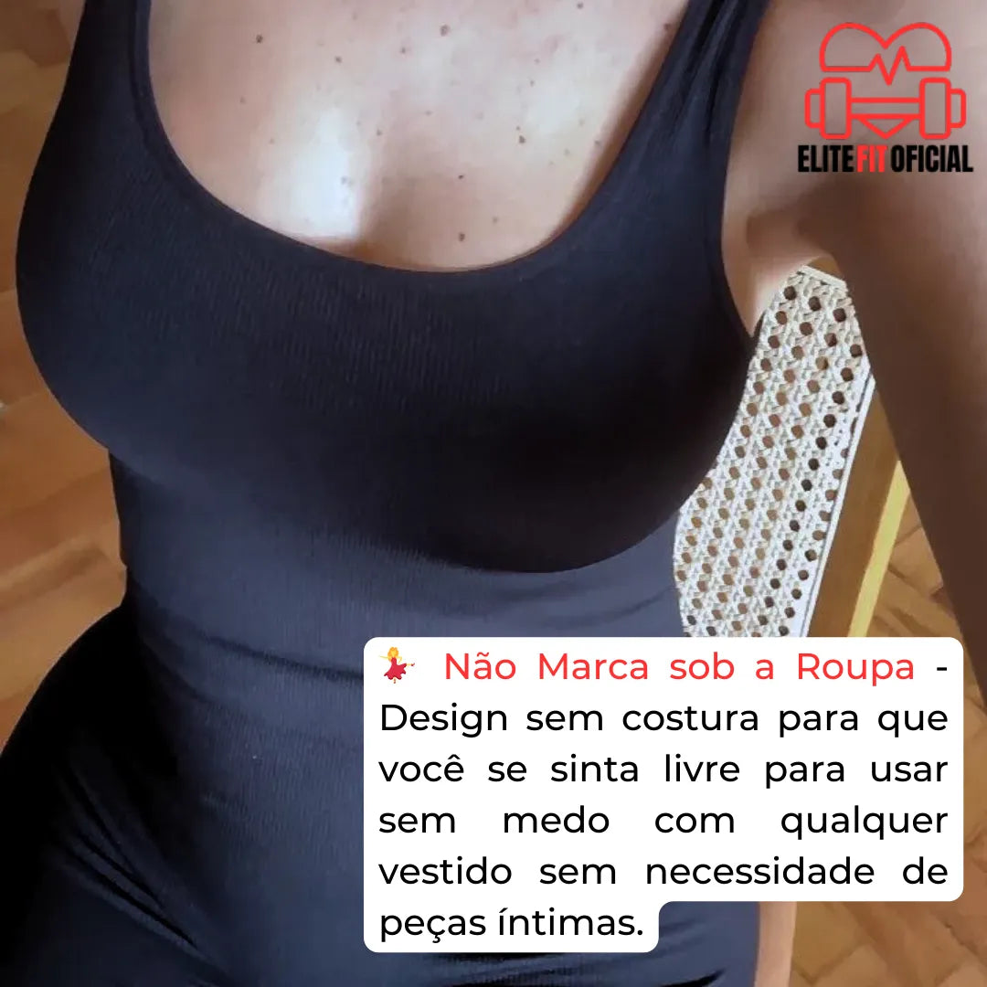 Modelagem que disfarça barriga e levanta o bumbum com tecido premium de alta elasticidade!