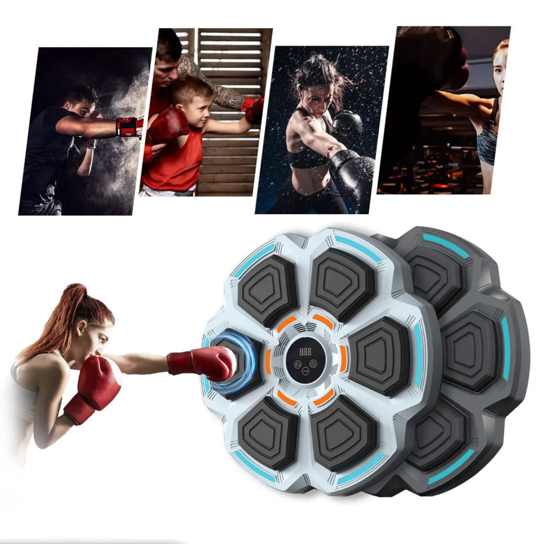 Máquina de Boxe Musical Inteligente – Aprimore seus reflexos e agilidade com treinos interativos e dinâmicos.