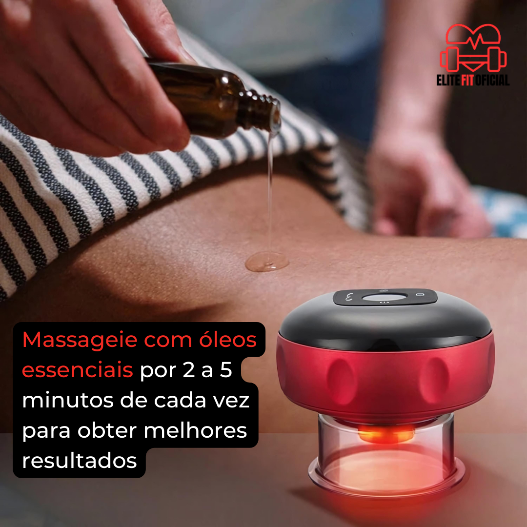 Terapia de sucção e luz vermelha para interrupção rápida de dores