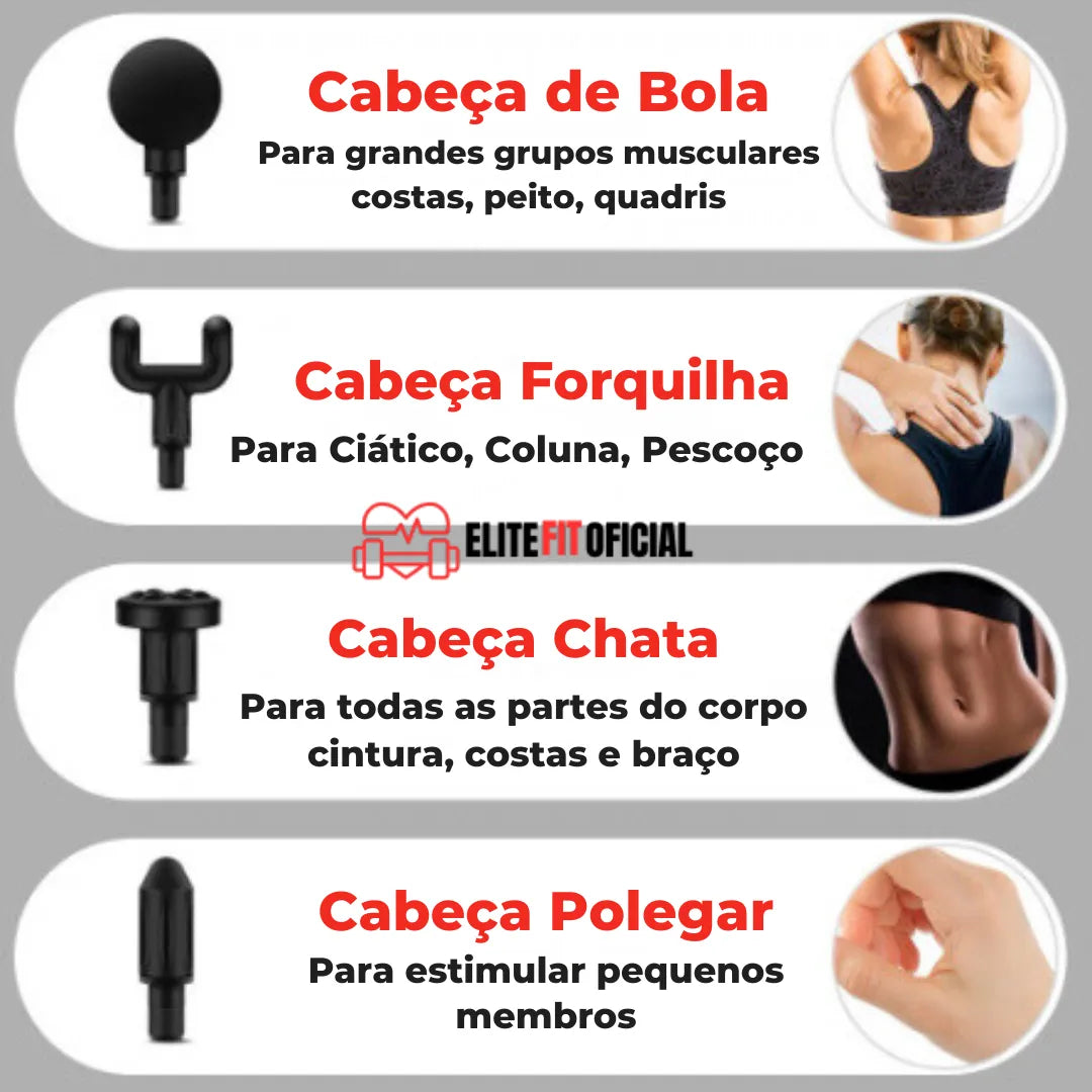 Silenciosa, portátil e poderosa – sua aliada no pós-treino