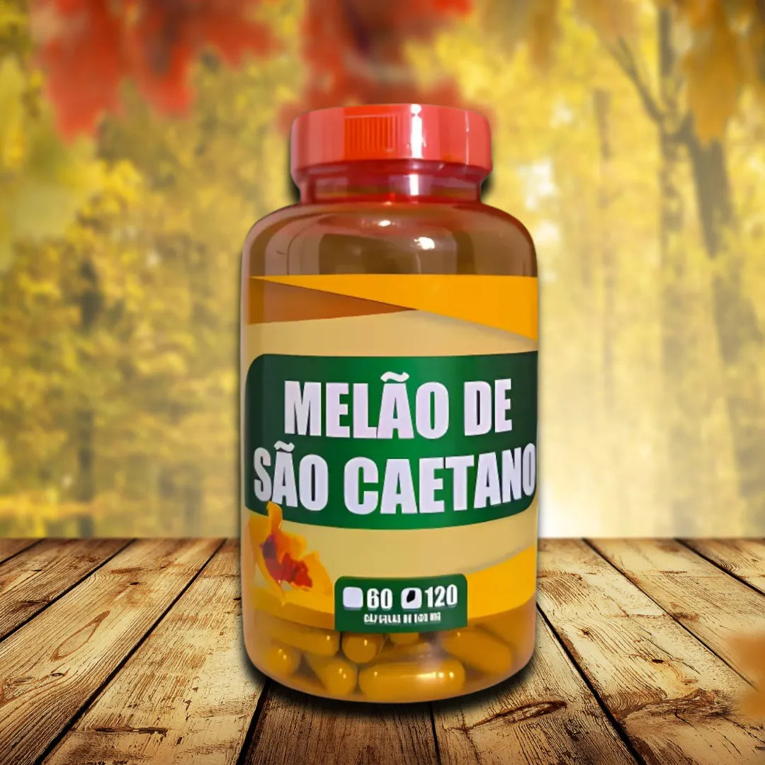 Cápsulas naturais de melão de são caetano para controle da glicose
