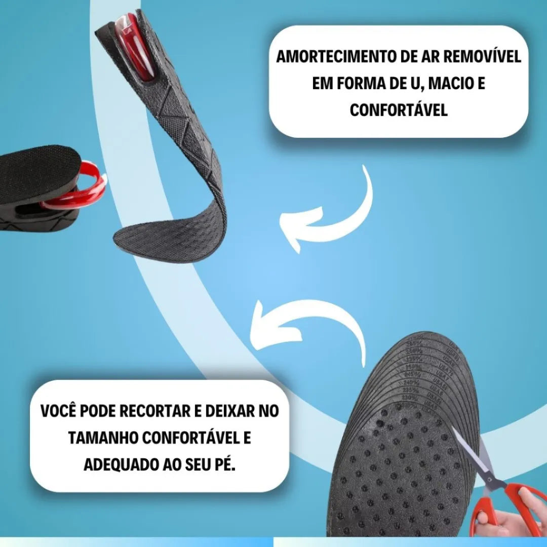 Palmilha ortopédica ideal para dores nos pés e na coluna
