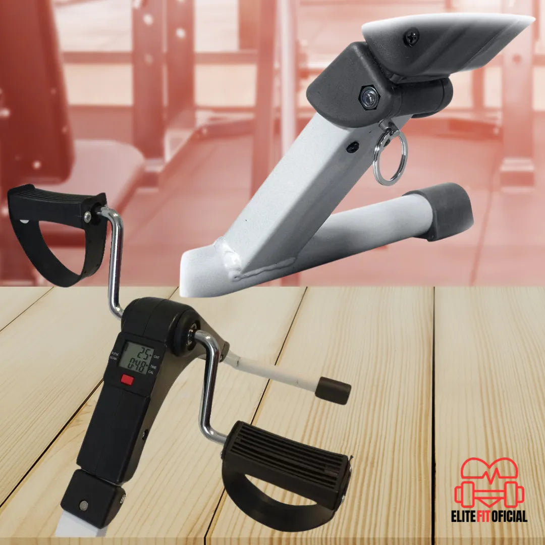 Equipamento dobrável para fortalecer pernas e braços