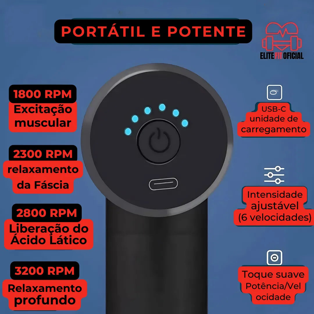 6 níveis de intensidade que se adaptam ao seu corpo