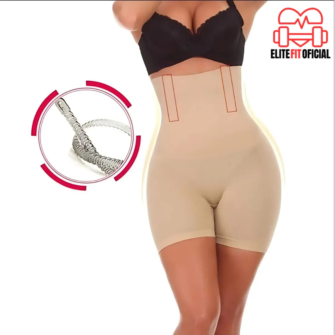  Short modelador com 4 barbatanas flexíveis – não enrola nem dobra!