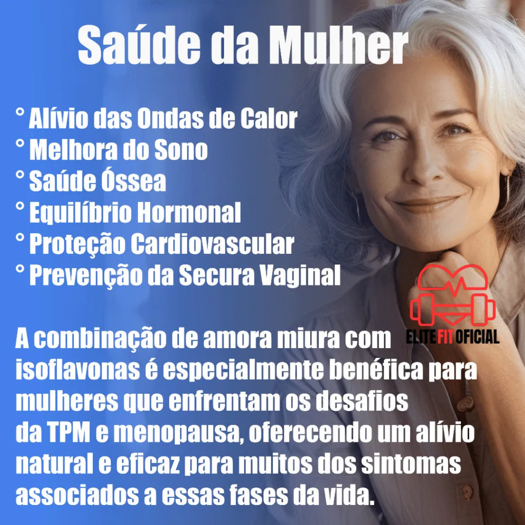 Produto ideal para mulheres que sofrem com TPM e menopausa