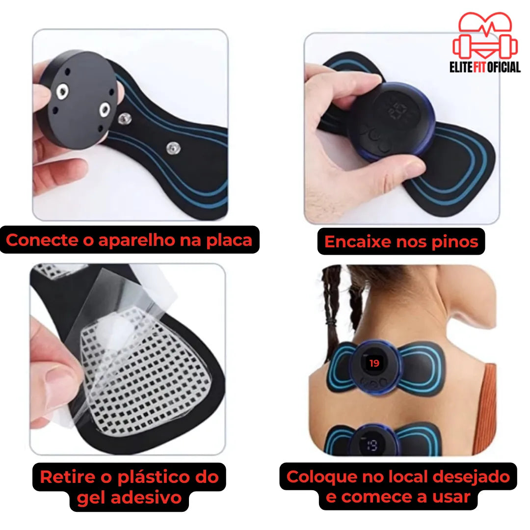 Kit de massagem relaxante para uso em casa, escritório e viagens