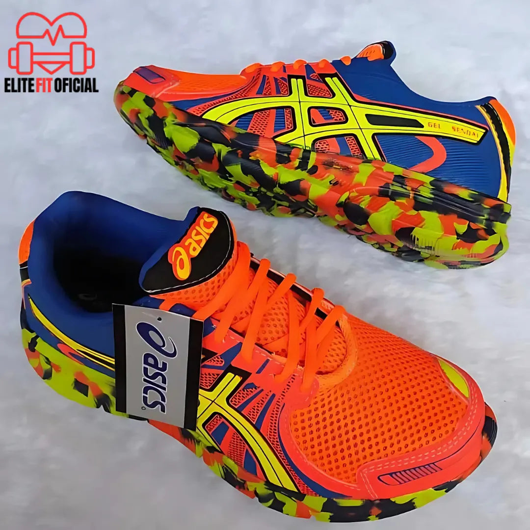 Tenis esportivo feminino casual com solado leve em EVA