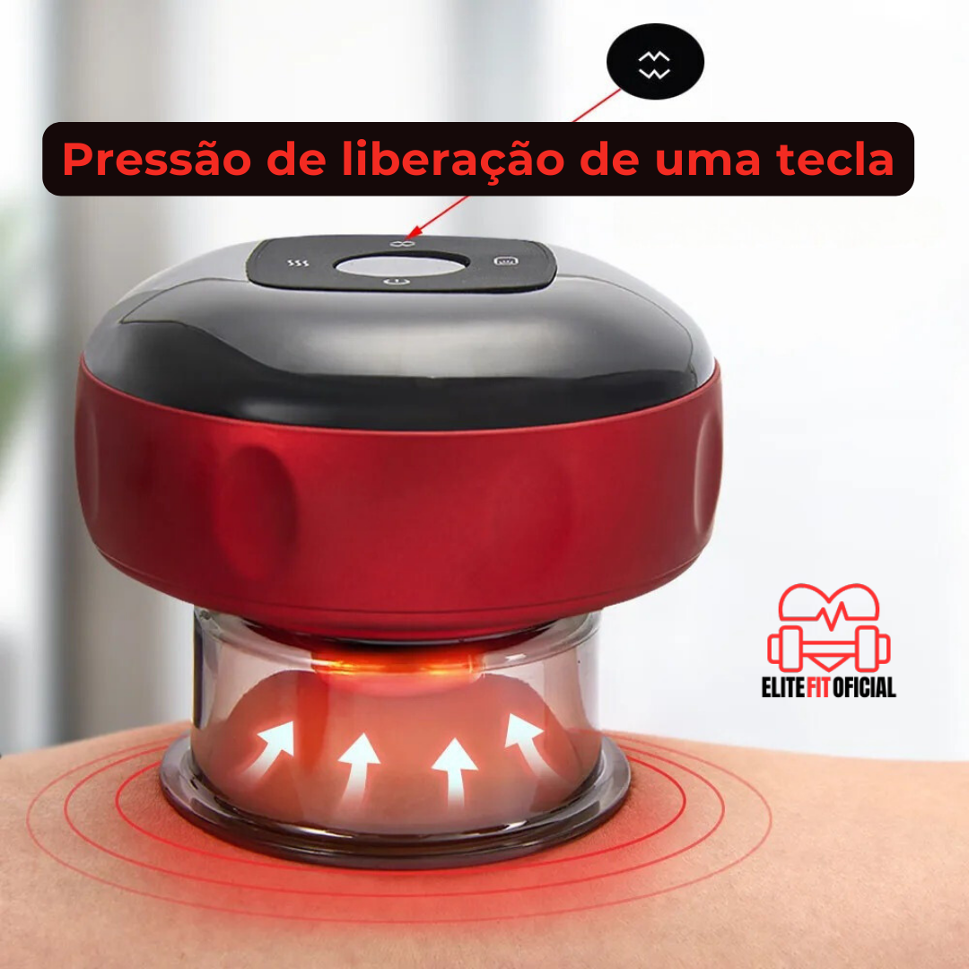 Alívio de lesões corporais com tecnologia de luz vermelha terapêutica