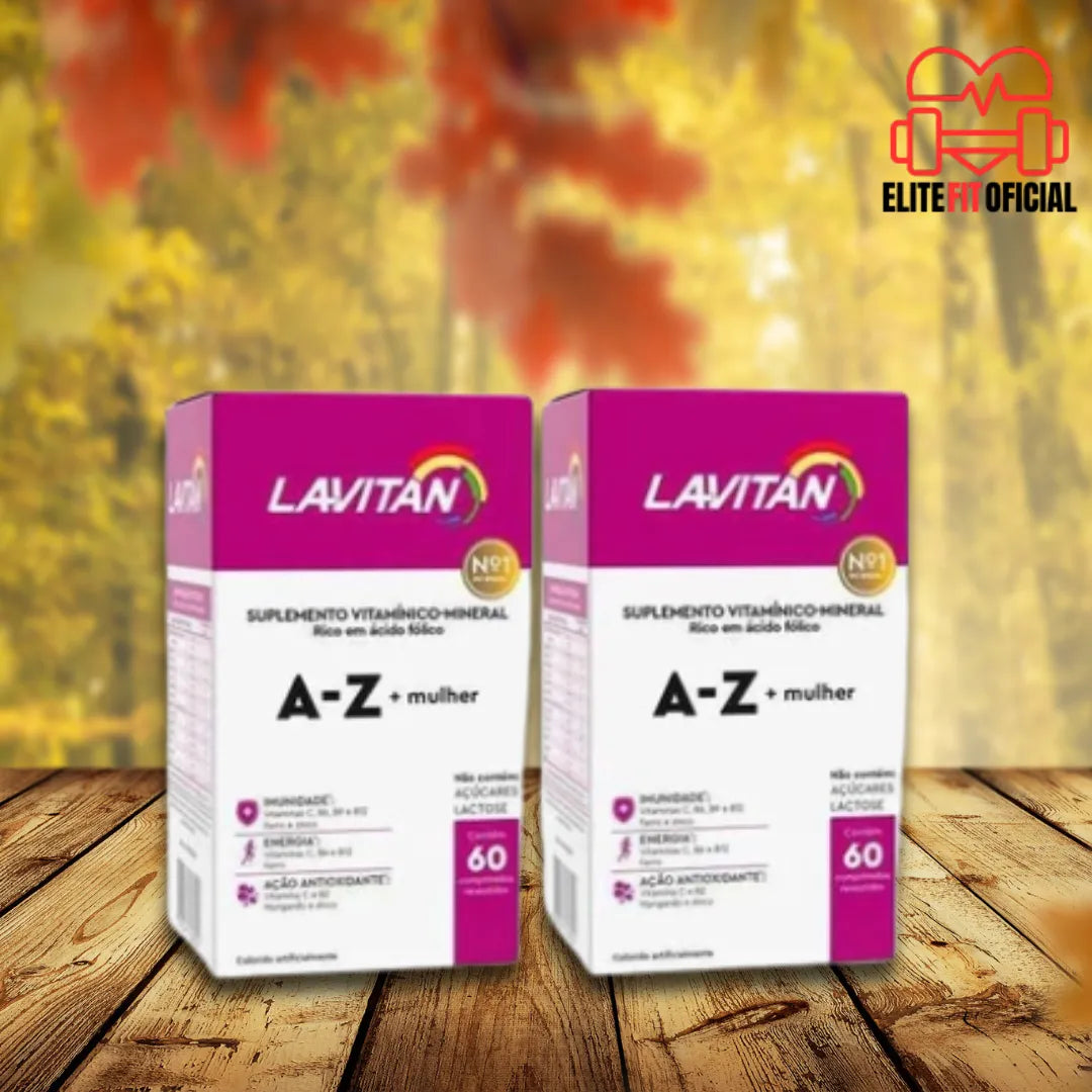 Lavitan Mulher com ácido fólico e vitaminas essenciais